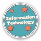 Informatietechnologie Sticker (Voorkant)
