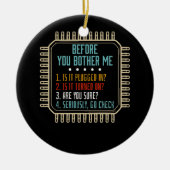 Informatietechnologie Technische ondersteuning Cad Keramisch Ornament (Voorkant)