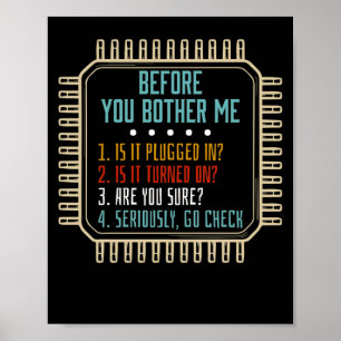 Informatietechnologie Technische ondersteuning Cad Poster