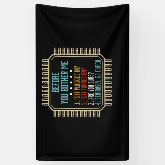 Informatietechnologie Technische ondersteuning Cad Spandoek (Verticaal)