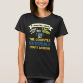 Informatietechnologieprogramma T-shirt (Voorkant)