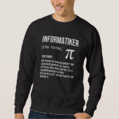 Informatiker Definition Programmer it Trui (Voorkant)