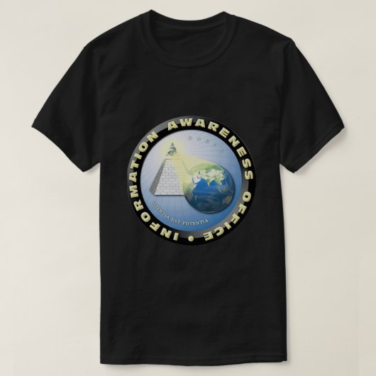Information Awareness Kantoor IAO Logo T-shirt (Design voorkant)