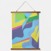 Information Highway Abstract Wall Tapestry Hangend Wandkleed (Voorkant)