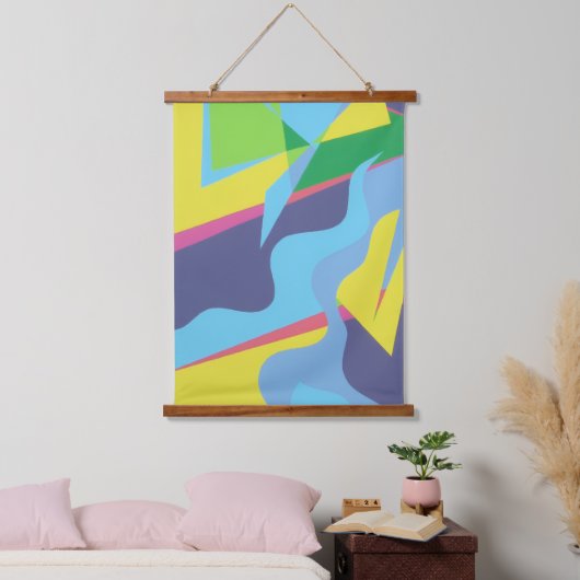 Information Highway Abstract Wall Tapestry Hangend Wandkleed (Slaapkamer)