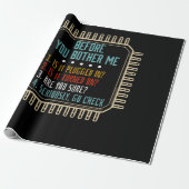 Information Technology Tech Technical Support Gift Cadeaupapier (Uitgerold)