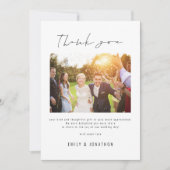 Informeel script QR Code Weddenschap Bedankt Kaart (Voorkant)