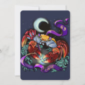 Informeer zodiale gebarentuitnodiging kaart (Voorkant)