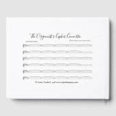 Informele gids voor bezoekende organisatoren gastenboek (Achterkant)