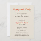 Informele grappigheid Ze zei ja Verloving uitnodig Kaart (Achterkant)