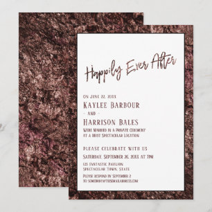 Informele Hand Happily Ever After Vet Roodgoud Kaart