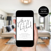 Informele Huwelijkssluiting Script QR Trouwkaart Kaart