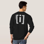 informele improv-comedy t-shirt (Achterkant volledig)