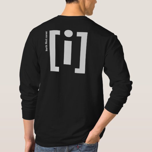 informele improv-comedy t-shirt (Achterkant)