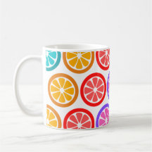 Informele Kleurrijke Grote Fruit 11 oz. Koffie The
