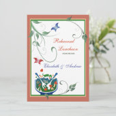 Informele lunch - Uitnodiging voor repetitie-lunch (Staand voorkant)