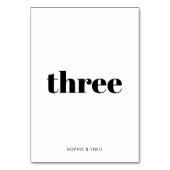 Informele minimalist | Modern Retro Casual huwelij Kaart (Voorkant)