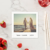 Informele Retro Instant Foto Bruiloft Servet (Insitu)