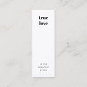 Informele retro | Weddenschap voor Bladwijzer Kaar Mini Visitekaartje (Achterkant)