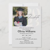 Informele Script |Aangepaste foto afstudeerfeest Kaart (Voorkant)