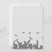 Informele Script |Aangepaste foto afstudeerfeest Kaart (Achterkant)