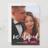 Informele Script | Aankondiging van twee foto's el (Voorkant)