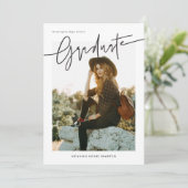 Informele Script Afstudeerkaart Kaart (Staand voorkant)