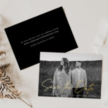 Informele script foto save the date