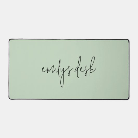 Informele scriptnaam Gewoon Sage Groen Bureaumat (Voorkant)