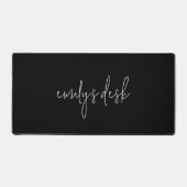 Informele scriptnaam Plain Black Bureaumat (Voorkant)