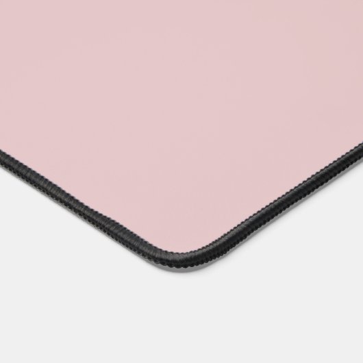 Informele scriptnaam Plain Blush Pink Bureaumat (Hoek)