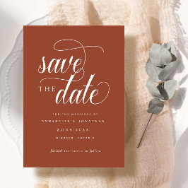 Informele scripttypografie save the date