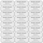 Informele Transparante Retouradres Sticker Met Dri (Voorkant)