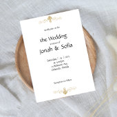 Informele trouwannonce kaart