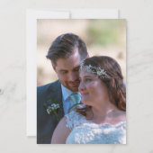 Informele Typografie Roos Roze Grijze Vormen Bedankkaart (Achterkant)