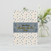 Informele uitnodiging voor oudejaarsavond (Staand voorkant)