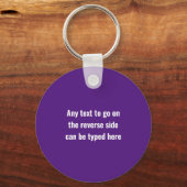 Infosec en Cyber Crime Theme - Event of Slogan on Sleutelhanger (Achterkant)