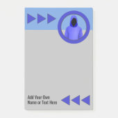 InfoSec Professional Logo - Network Security Team Post-it® Notes (Voorkant)