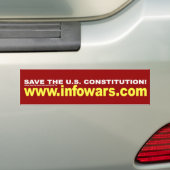 Infowars Bumpersticker (Op auto)