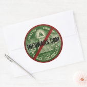 INFOWARS.com Sticker (Envelop)