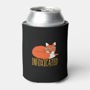 Infoxicated Funny Fox Pun Party Drink en afval Blikjeskoeler