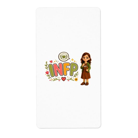 INFP — A Sonhadora Criativa Etiket (Voorkant)