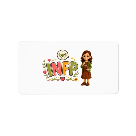 INFP — A Sonhadora Criativa Etiket (Voorkant)