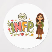 INFP — A Sonhadora Criativa Labels (Design 2)