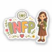 INFP — A Sonhadora Criativa Sticker (Voorkant)
