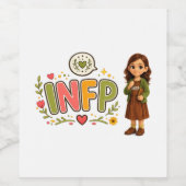 INFP — A Sonhadora Criativa Wijn Etiket (Enkel label)