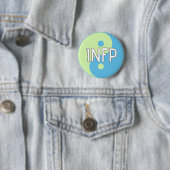 INFP Blue en Green Yin Yang Button (In situ)