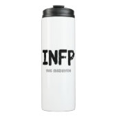 INFP - de bemiddelaar (zwart) Thermosbeker (Voorkant)