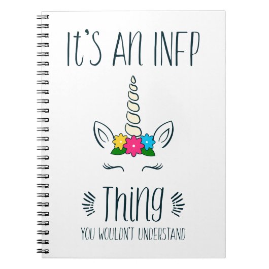 INFP Ding Eenhoorn Notitieboek (Voorkant)