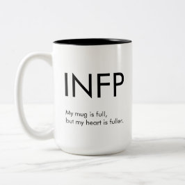 INFP Hart is voller Mok Gift